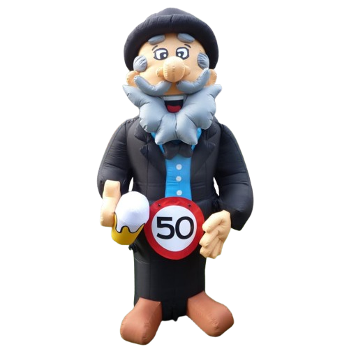 Opblaasbare Abraham pop (50 jaar) TE HUUR