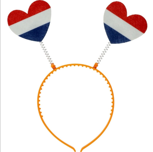 Tiara - RoodWitBlauw - Hartjes