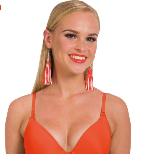 Oranje Oorbellen